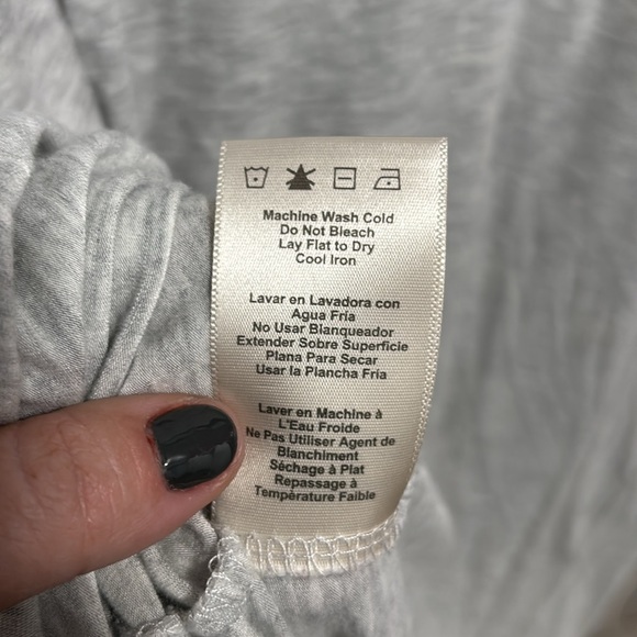 Ugg light gray heathered viscose spandex robe oversized XS/S - Picture 8 of 11